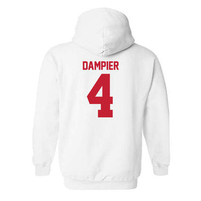 Utah - NCAA Football : Devon Dampier - Replica Shersey Hooded Sweatshirt-1
