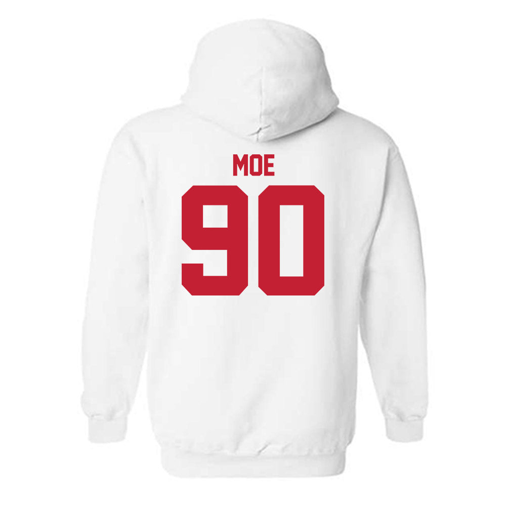 Utah - NCAA Football : Jireh Moe - Replica Shersey Hooded Sweatshirt-1