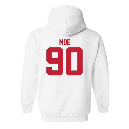 Utah - NCAA Football : Jireh Moe - Replica Shersey Hooded Sweatshirt-1