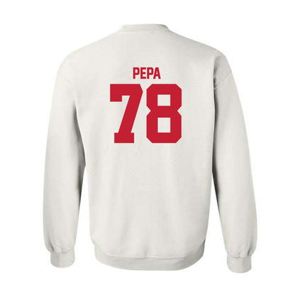 Utah - NCAA Football : Taniela Pepa - Replica Shersey Crewneck Sweatshirt-1