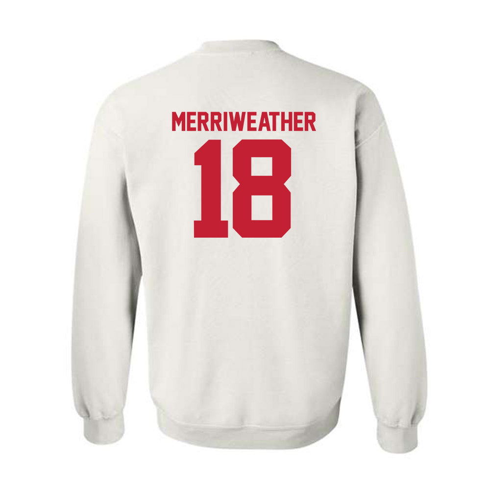 Utah - NCAA Football : Tobias Merriweather - Replica Shersey Crewneck Sweatshirt-1