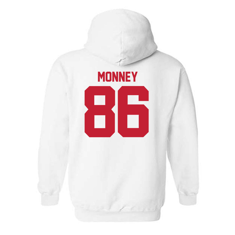 Utah - NCAA Football : Will Monney - Replica Shersey Hooded Sweatshirt-1