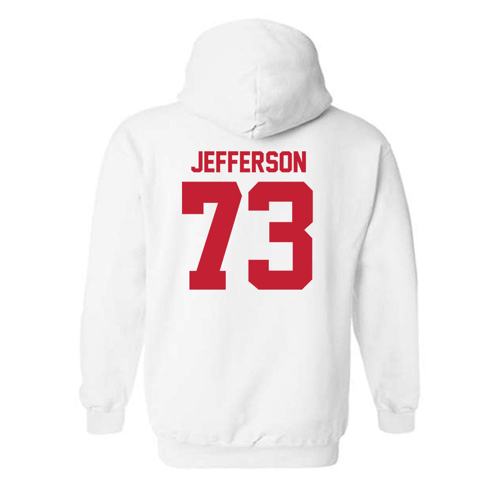 Utah - NCAA Football : Cedric Jefferson - Replica Shersey Hooded Sweatshirt-1