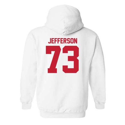 Utah - NCAA Football : Cedric Jefferson - Replica Shersey Hooded Sweatshirt-1