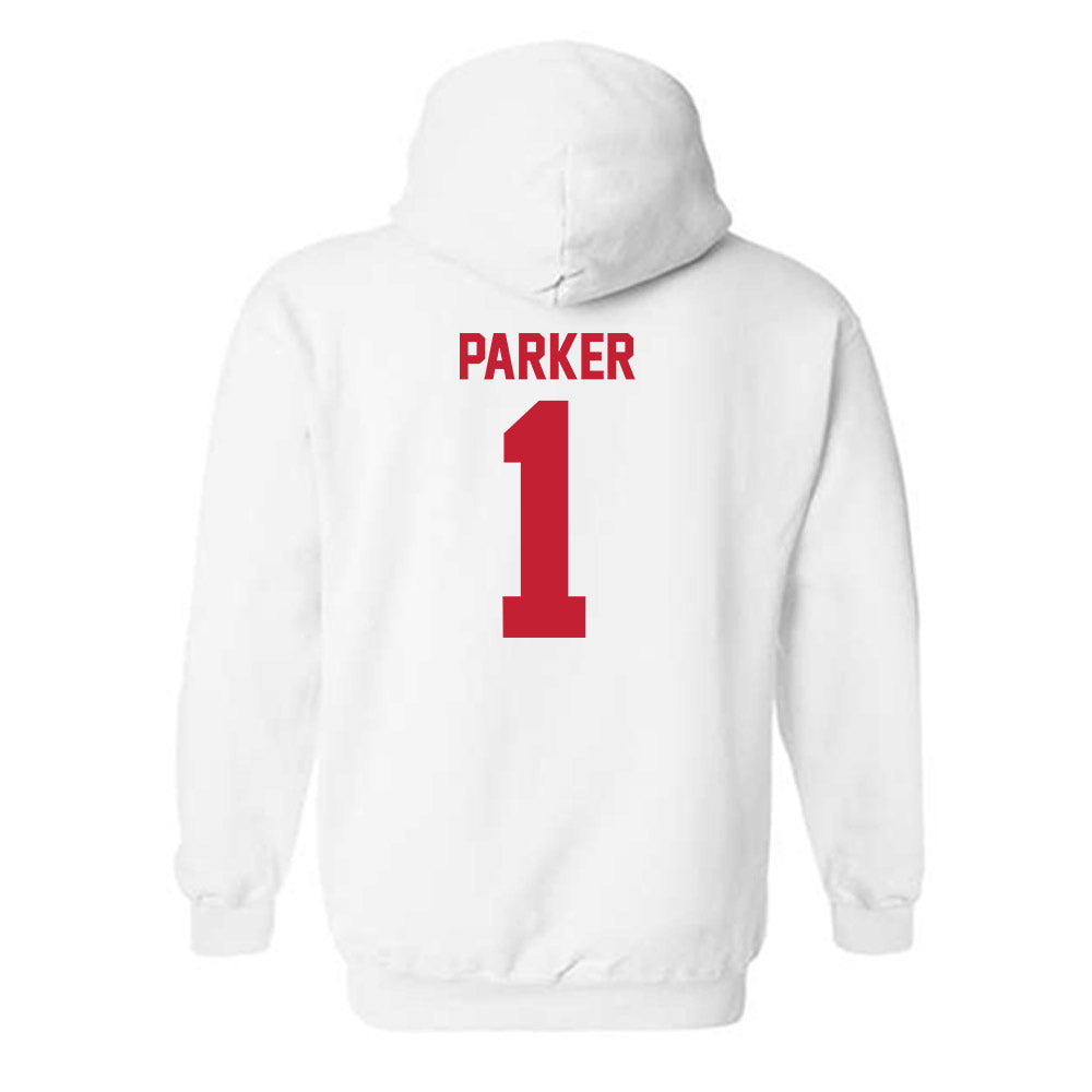Utah - NCAA Football : Wayshawn Parker - Replica Shersey Hooded Sweatshirt-1