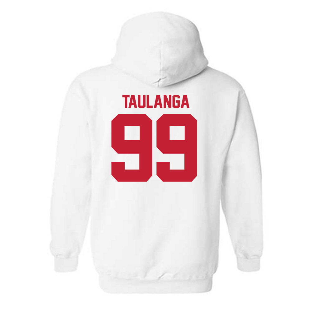 Utah - NCAA Football : Semi Taulanga - Replica Shersey Hooded Sweatshirt-1