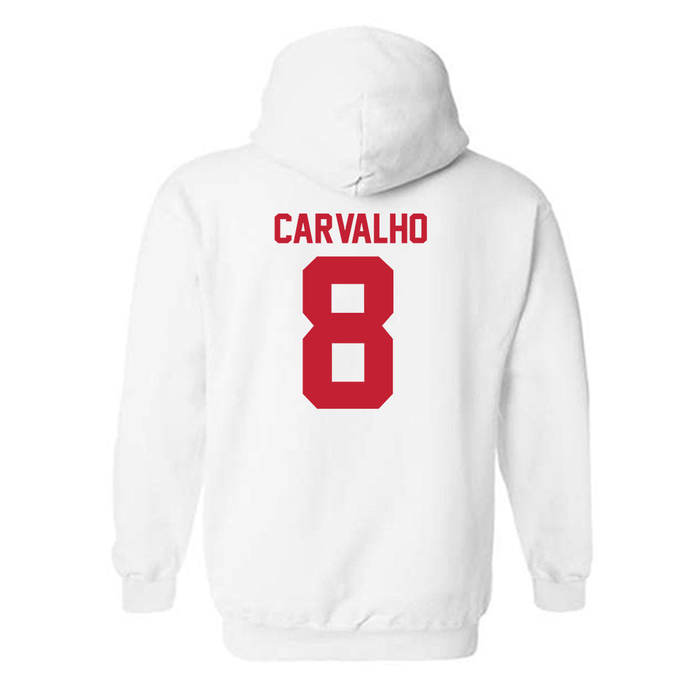 Utah - NCAA Football : Mana Carvalho - Replica Shersey Hooded Sweatshirt-1