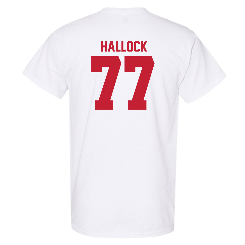 Utah - NCAA Football : Nick Hallock - Replica Shersey T-Shirt-1
