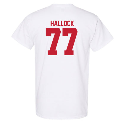 Utah - NCAA Football : Nick Hallock - Replica Shersey T-Shirt-1