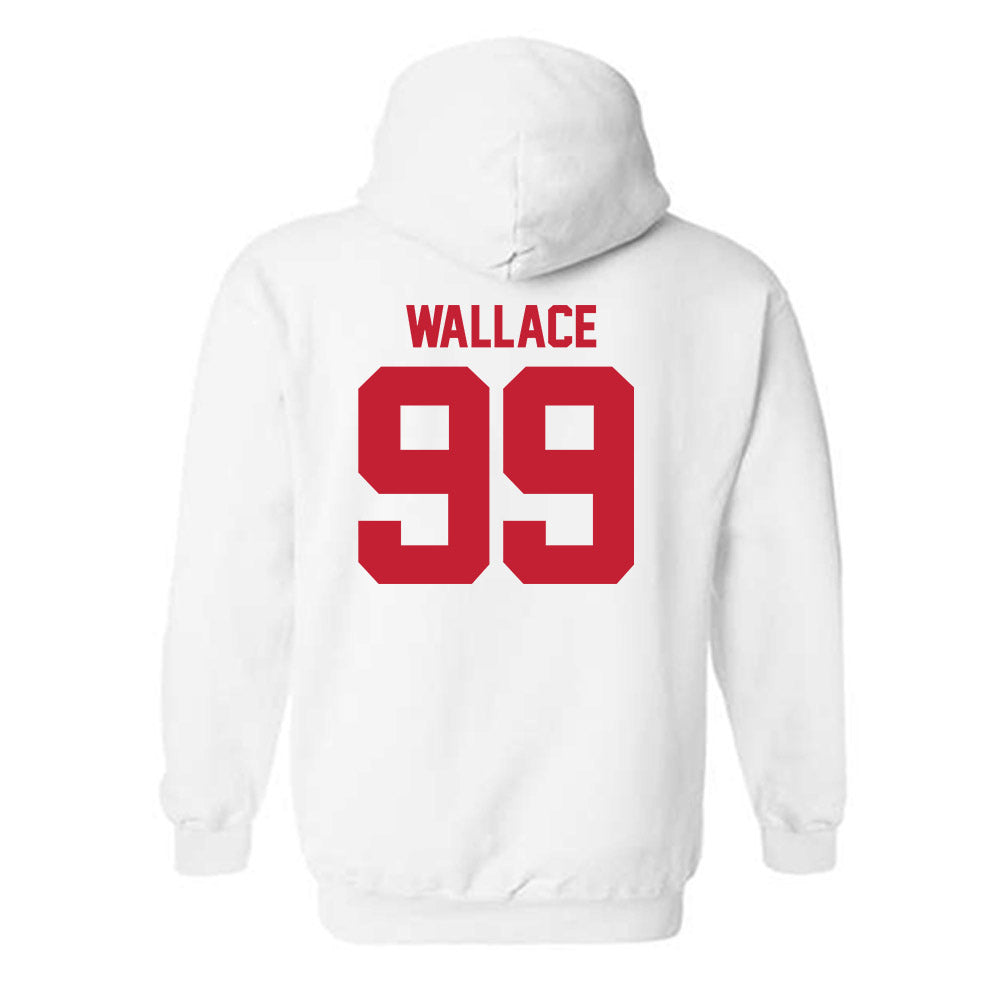 Utah - NCAA Football : Jamal Wallace - Replica Shersey Hooded Sweatshirt-1