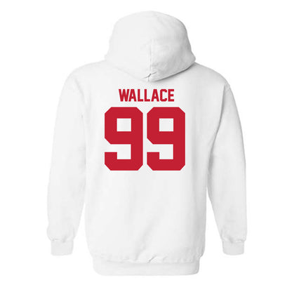 Utah - NCAA Football : Jamal Wallace - Replica Shersey Hooded Sweatshirt-1