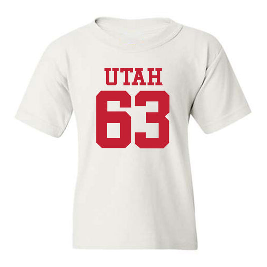 Utah - NCAA Football : Tanner Cragun - Replica Shersey Youth T-Shirt-0