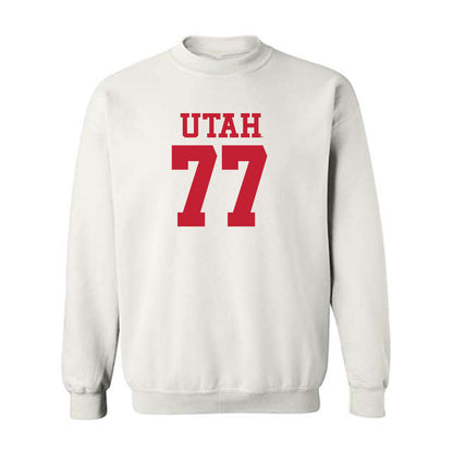 Utah - NCAA Football : Nick Hallock - Replica Shersey Crewneck Sweatshirt-0