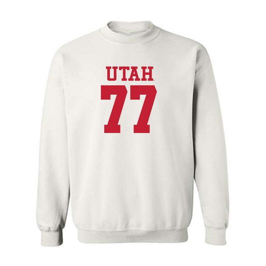 Utah - NCAA Football : Nick Hallock - Replica Shersey Crewneck Sweatshirt-0