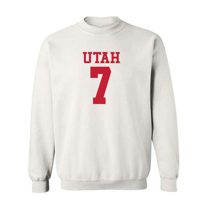 Utah - NCAA Football : Braden Pegan - Replica Shersey Crewneck Sweatshirt-0