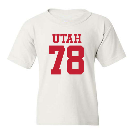 Utah - NCAA Football : Taniela Pepa - Replica Shersey Youth T-Shirt-0