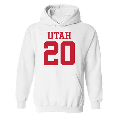 Utah - NCAA Football : King Long - Replica Shersey Hooded Sweatshirt-0