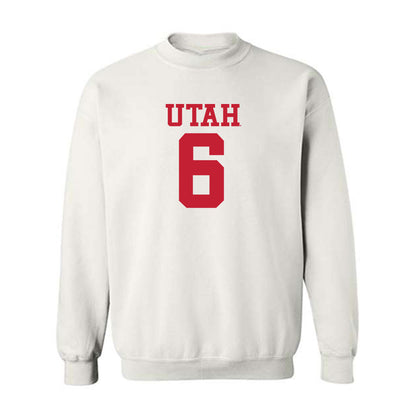 Utah - NCAA Football : Daidren Zipperer - Replica Shersey Crewneck Sweatshirt-0