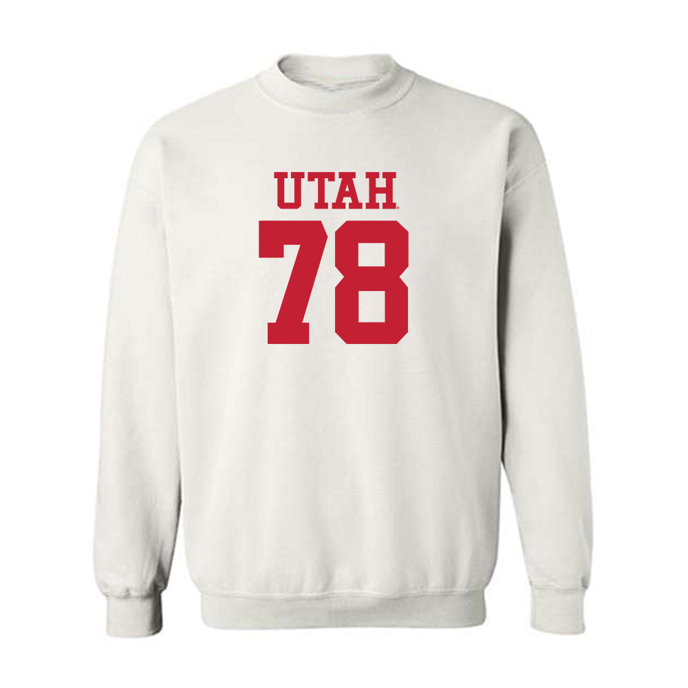 Utah - NCAA Football : Taniela Pepa - Replica Shersey Crewneck Sweatshirt-0