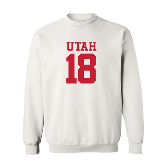 Utah - NCAA Football : Earl Parker - Replica Shersey Crewneck Sweatshirt-0