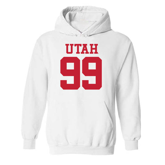 Utah - NCAA Football : Jamal Wallace - Replica Shersey Hooded Sweatshirt-0