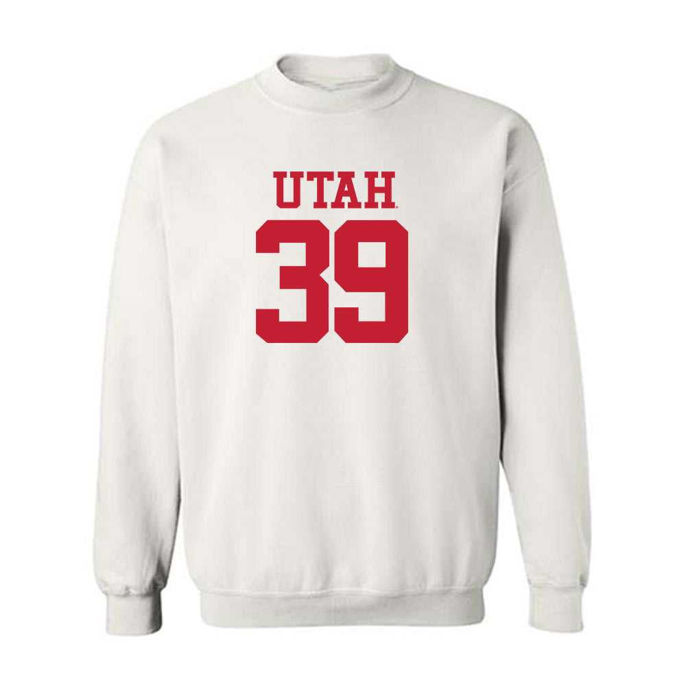 Utah - NCAA Football : Cooper Swasey - Replica Shersey Crewneck Sweatshirt-0