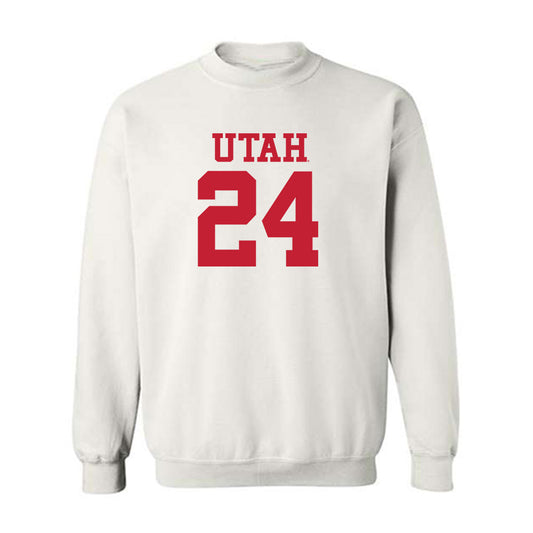 Utah - NCAA Football : Marcus Wimberly - Replica Shersey Crewneck Sweatshirt-0