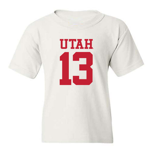 Utah - NCAA Football : Elijah Reed - Replica Shersey Youth T-Shirt-0