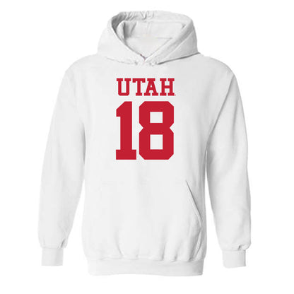 Utah - NCAA Football : Tobias Merriweather - Replica Shersey Hooded Sweatshirt-0