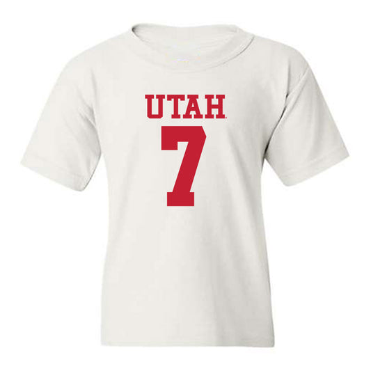 Utah - NCAA Football : Braden Pegan - Replica Shersey Youth T-Shirt-0