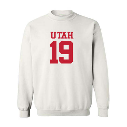 Utah - NCAA Football : James Chenault - Replica Shersey Crewneck Sweatshirt-0