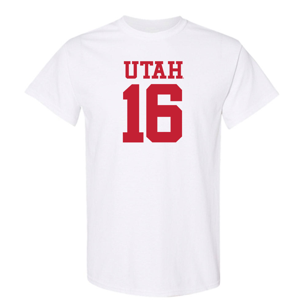 Utah - NCAA Football : Penisimani Takitaki - Replica Shersey T-Shirt-0