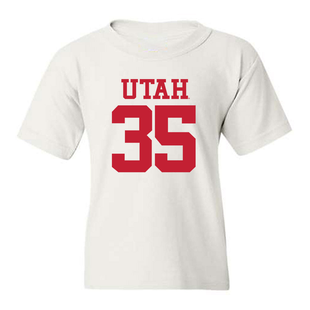 Utah - NCAA Football : Preston Pitts - Replica Shersey Youth T-Shirt-0