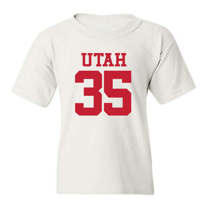 Utah - NCAA Football : Preston Pitts - Replica Shersey Youth T-Shirt-0