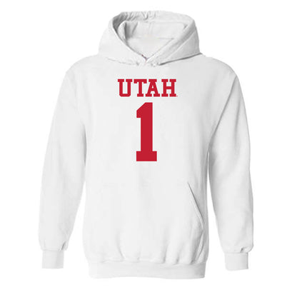Utah - NCAA Football : Wayshawn Parker - Replica Shersey Hooded Sweatshirt-0