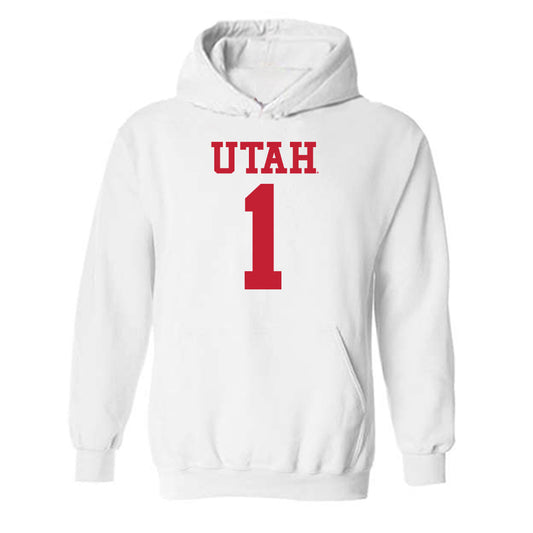 Utah - NCAA Football : Wayshawn Parker - Replica Shersey Hooded Sweatshirt-0