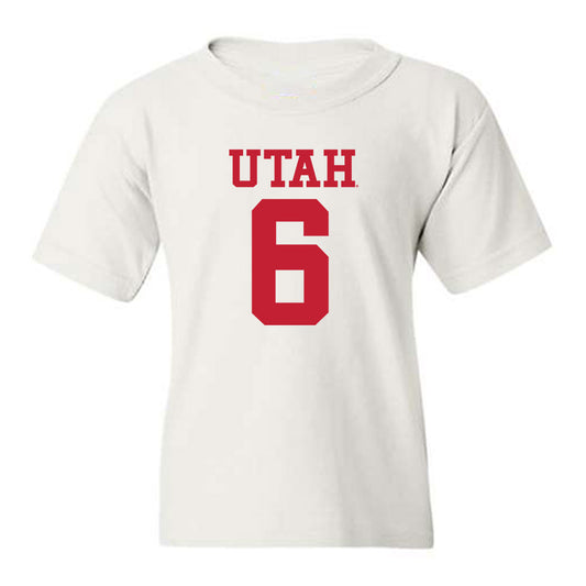 Utah - NCAA Football : Daidren Zipperer - Replica Shersey Youth T-Shirt-0