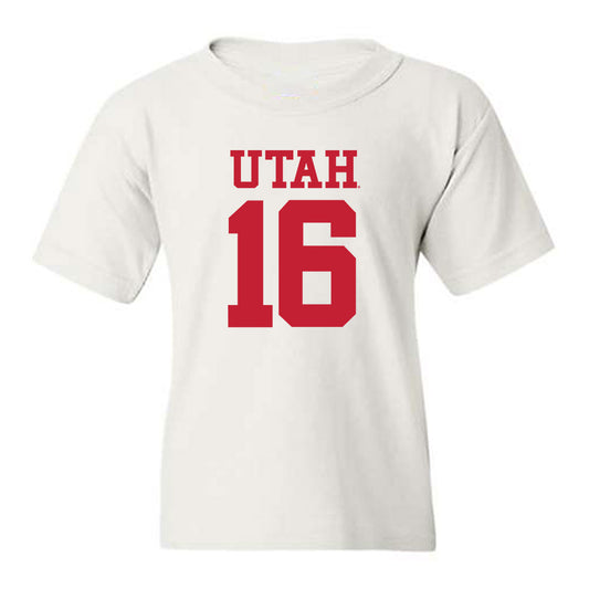Utah - NCAA Football : Penisimani Takitaki - Replica Shersey Youth T-Shirt-0