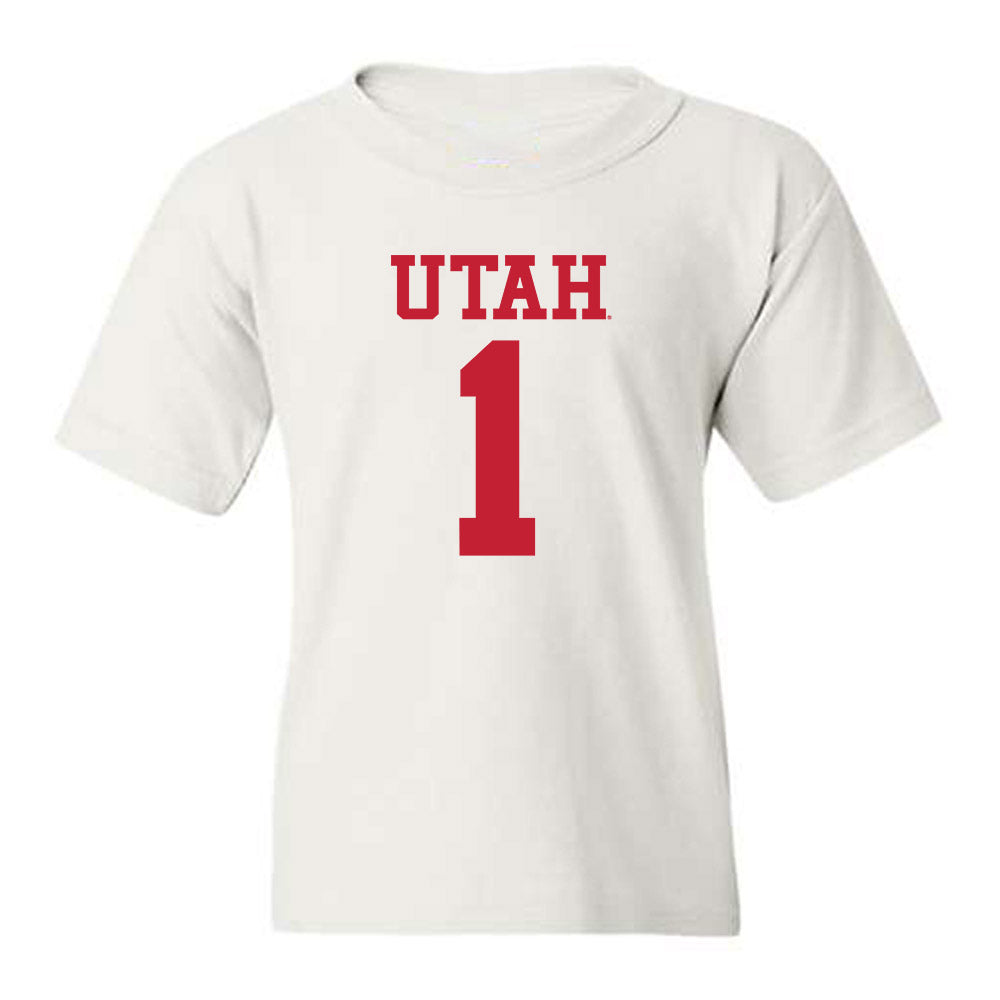 Utah - NCAA Football : Wayshawn Parker - Replica Shersey Youth T-Shirt-0