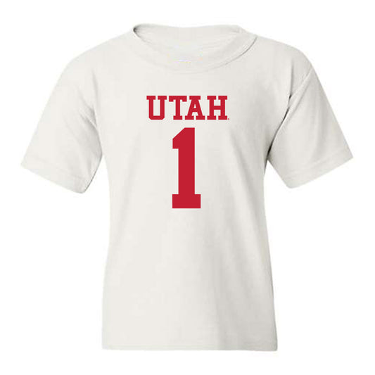 Utah - NCAA Football : Wayshawn Parker - Replica Shersey Youth T-Shirt-0