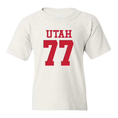 Utah - NCAA Football : Nick Hallock - Replica Shersey Youth T-Shirt-0