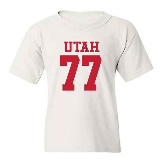 Utah - NCAA Football : Nick Hallock - Replica Shersey Youth T-Shirt-0