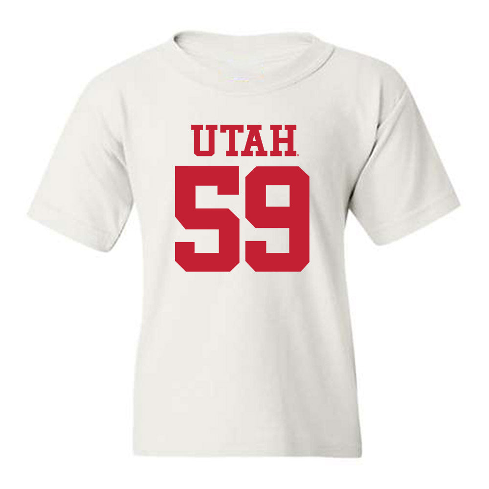 Utah - NCAA Football : Devin Entsminger - Replica Shersey Youth T-Shirt-0