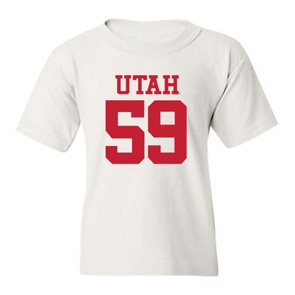 Utah - NCAA Football : Devin Entsminger - Replica Shersey Youth T-Shirt-0
