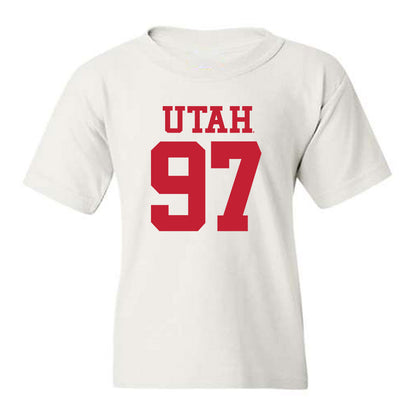 Utah - NCAA Football : Lucas Samsula - Replica Shersey Youth T-Shirt-0