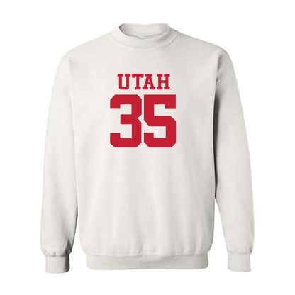 Utah - NCAA Football : Preston Pitts - Replica Shersey Crewneck Sweatshirt-0