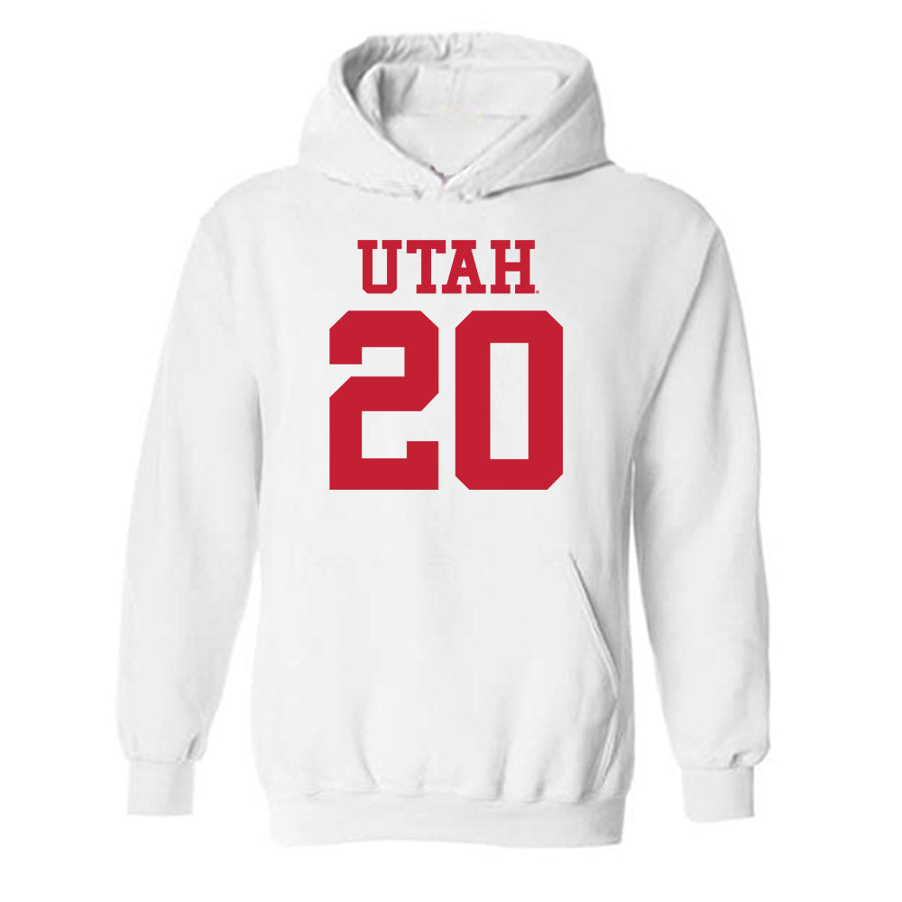 Utah - NCAA Football : Mateaki Helu - Replica Shersey Hooded Sweatshirt-0