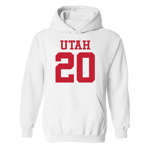 Utah - NCAA Football : Mateaki Helu - Replica Shersey Hooded Sweatshirt-0