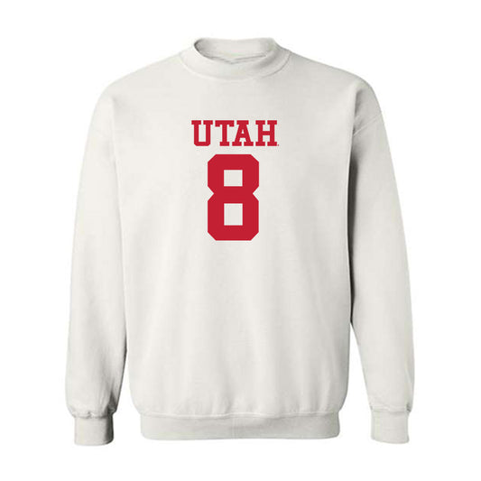 Utah - NCAA Football : Ethan Day - Replica Shersey Crewneck Sweatshirt-0