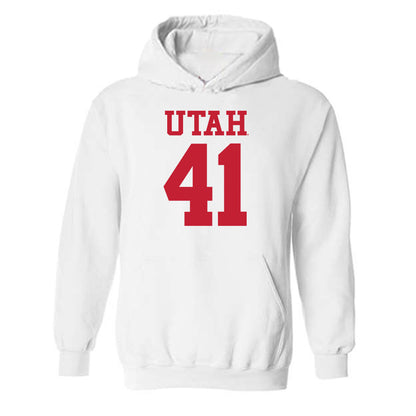Utah - NCAA Football : LaGary Mitchell Jr - Replica Shersey Hooded Sweatshirt-0